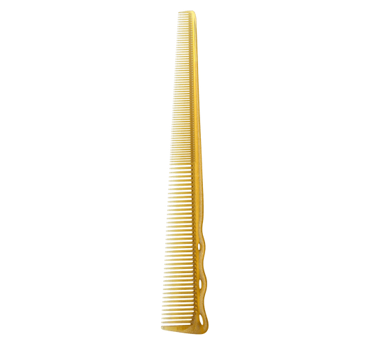 Y.S.PARK - Nr. 234                                                                                                                                      Detta är den tunnaste av barberarkammarna, endast 1,1 mm tjock, vilket ger dig en mycket nära klippning. Den är superflexibel, även mer svåråtkomliga områden som bakom öronen och nacklinjen blir en enkel match. Kammens tandlängd minskar längs med kammen. Ena sidan av kammens rygg är formad efter fingrarna för bästa grepp.