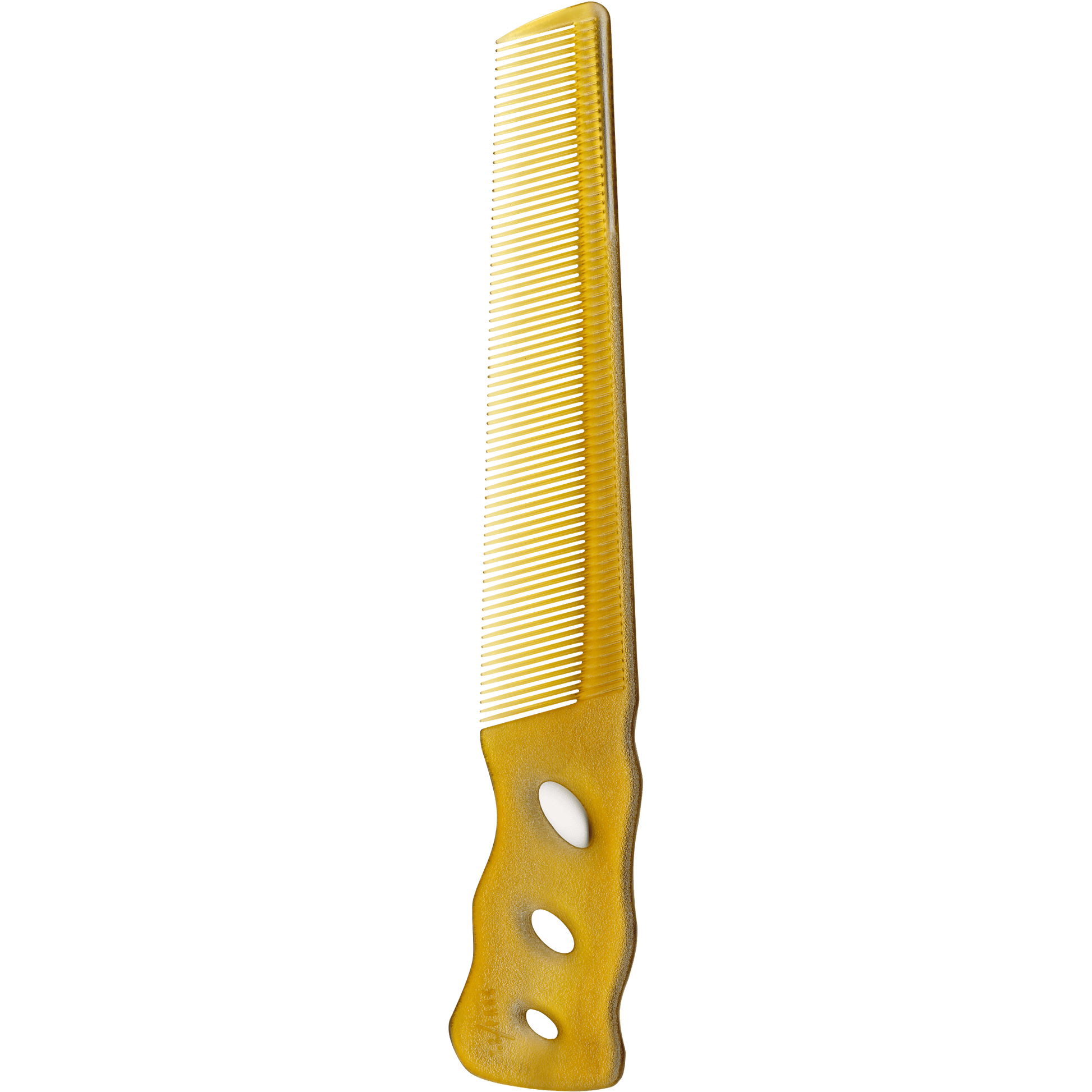 Y.S.PARK - Nr. 235                                                                                                                                  Denna barberarkam har lutande tänder vilket gör fadingtekniker både går enklare och snabbare då du kan hålla kammen rakt utan att det skapas ränder. De smala och mer fintandade tänderna ger ett större motstånd än en normaltandad kam. Perfekt för detaljer eller finishing.