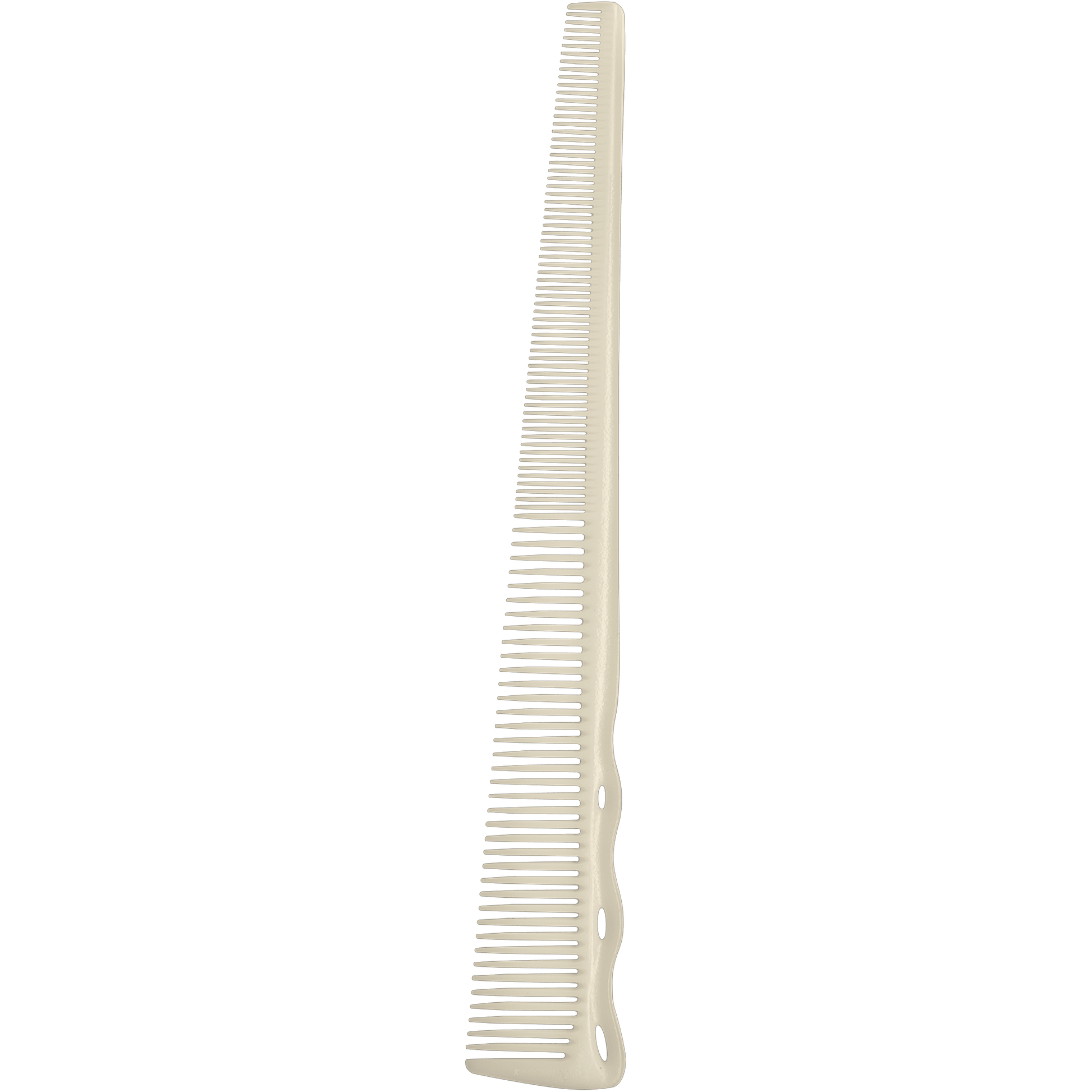 Y.S.PARK - Nr. 254                                                                                                                                      Detta är den tunnaste av barberarkammarna, endast 1,1 mm tjock, vilket ger dig en mycket nära klippning. Den är superflexibel, även mer svåråtkomliga områden som bakom öronen och nacklinjen blir en enkel match. Kammens tandlängd minskar längs med kammen. Ena sidan av kammens rygg är formad efter fingrarna för bästa grepp.