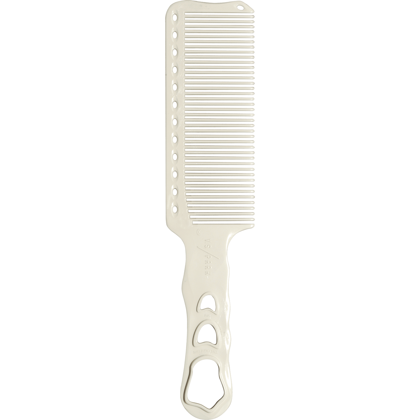 Y.S.PARK - Nr. 282                                                                                                   Barberarkam som är speciellt framtagen för att användas tillsammans med klippmaskin över kam. Kammen står ut med sin storlek och sitt avstånd mellan tänderna. Utrustad med Gradual Pitch. Kammen är lätt och flexibel men ändå stark och kraftig för att kunna lyfta upp hår utan kompromisser.