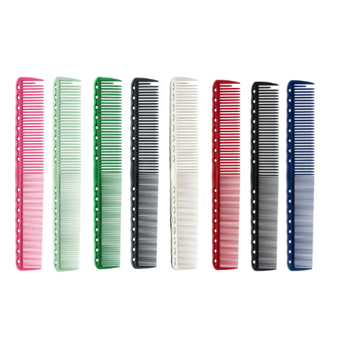 Y.S.PARK - Nr. 336                                                                                                    Klippkammen som är ett bra val för kort till medellångt hår, men tack vare dess extra långa tänder fungerar den även bra på långt hår. Ryggen har en vågig yta för bättre grepp. Den har längre tänder och rygg än YS-339.