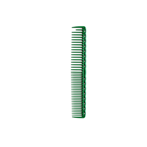 Y.S.PARK - Nr. 338                                                                                                             Denna klippkam med rundade tänder ska du välja när du vill ha mindre motstånd men ändå vill skapa precisa klippningar. Perfekt för medellångt till långt hår tack vare bredare avstånd mellan tänderna. Även perfekt för lockigt hår. Ryggen är längre, tjockare, bredare och en vågig yta för ett bättre grepp och enklare kamning. Känns precis som att dra fingrarna genom håret.