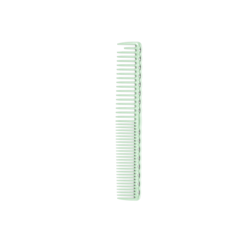Y.S.PARK - Nr. 338                                                                                                             Denna klippkam med rundade tänder ska du välja när du vill ha mindre motstånd men ändå vill skapa precisa klippningar. Perfekt för medellångt till långt hår tack vare bredare avstånd mellan tänderna. Även perfekt för lockigt hår. Ryggen är längre, tjockare, bredare och en vågig yta för ett bättre grepp och enklare kamning. Känns precis som att dra fingrarna genom håret.