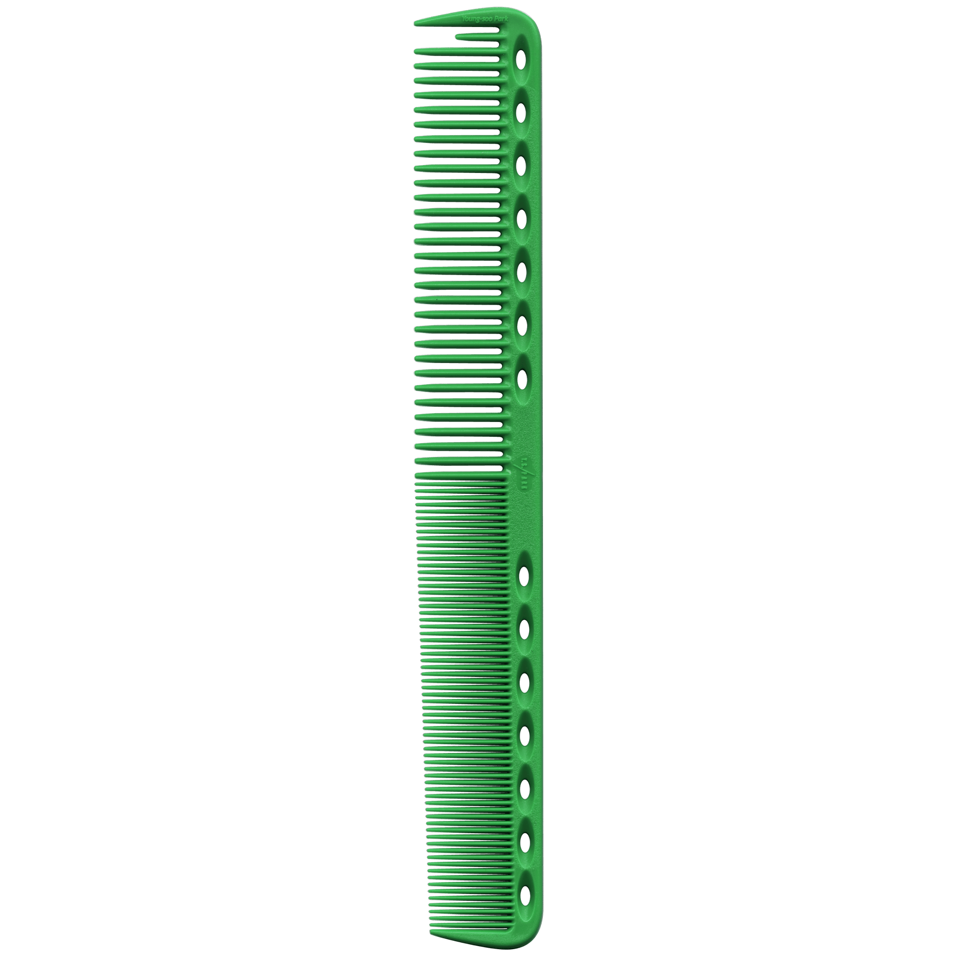 Y.S.PARK - Nr. 339                                                                                                              Detta är originalet och den första kammen i Y.S PARK-serien och är en stor favorit för både nybörjare och professionella. De fina tänderna ger ett perfekt motstånd för precisa klippningar. Passar bäst för kort till medellångt hår. Klippkammens vikt är mycket väl balanserad. Det är ingen överraskning att denna kam rekommenderas av akademier och ledande frisörer över hela världen.