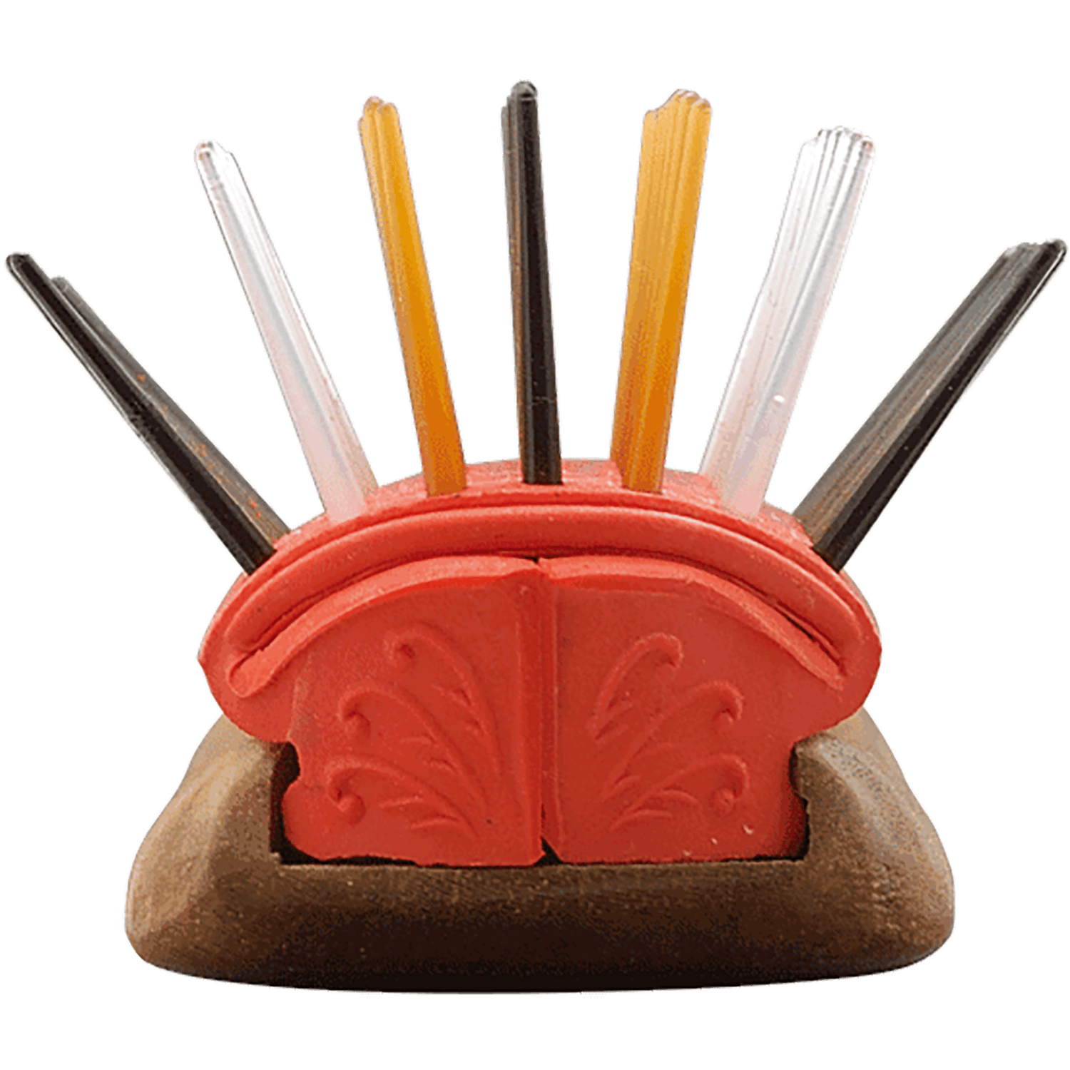 Y.S.PARK - Nr. 451                                                                                                                                        En perfekt borste för att räta ut kort till medellångt hår, samt luggar. De olika stiftraderna har olika färg för att på ett enkelt sätt kunna användas i utbildningssyfte. Borsten är tillverkad av teakträ och stiften av polyamid. Basen består av ett gummi som har samma hållbarhet som en barnnapp vilket ger borsten en mer flexibel känsla.