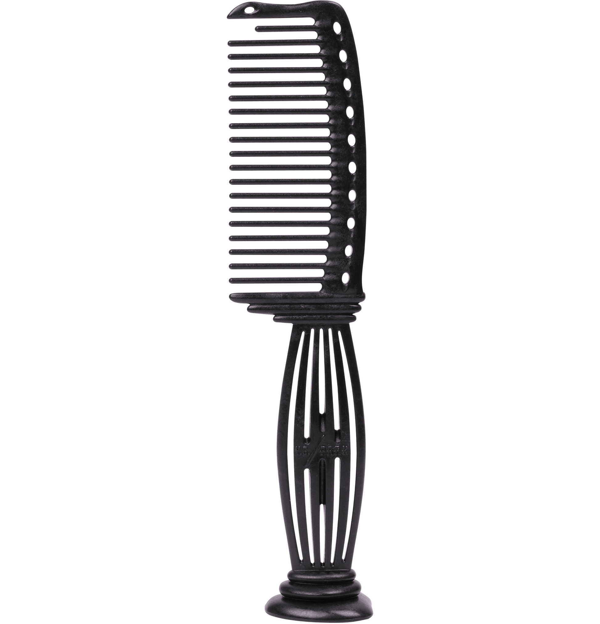 Y.S.PARK - Nr. 608                                                                                                         Kammen är perfekt vid klippning, att använda vid schamponering, färgning och vid inpackningar. Reder ut håret precis som att du använt fingrarna, funkar både på torrt och blött hår. Första tanden är kortare för att enkelt kunna dela håret. Kan stå både vertikalt och horisontellt tack vare dess speciella ände på handtaget.