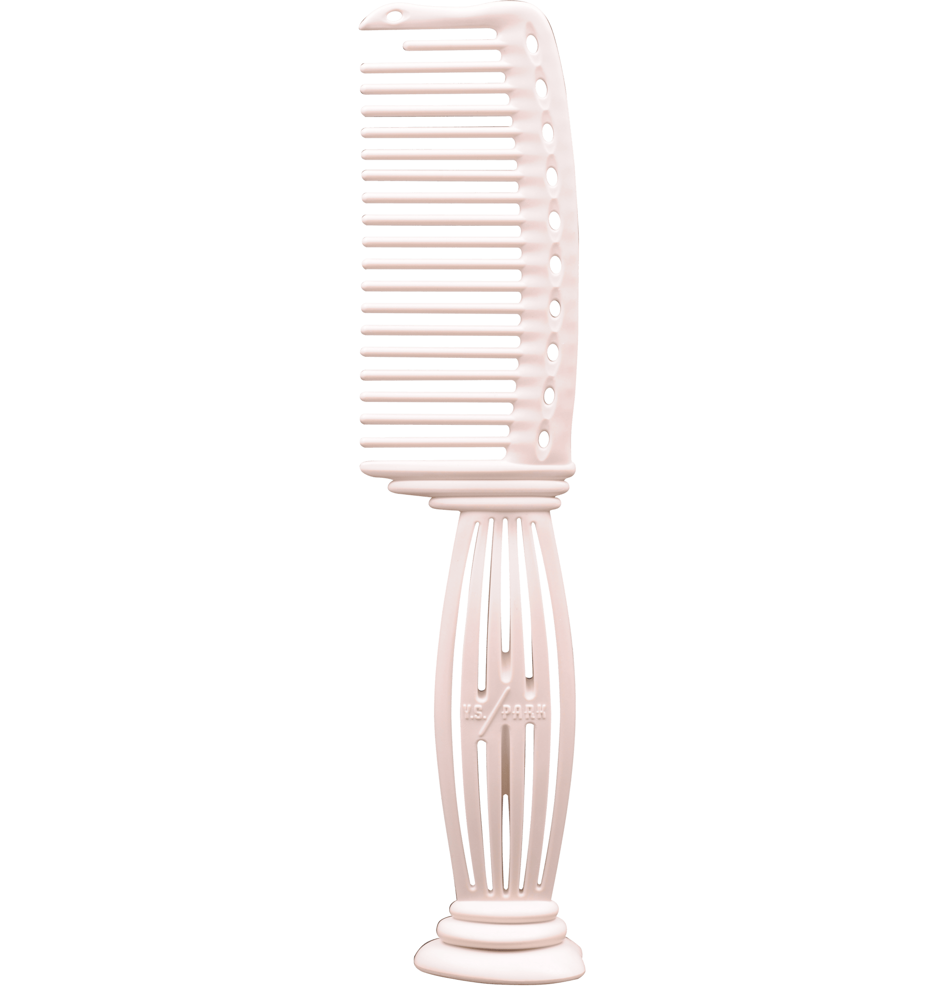 Y.S.PARK - Nr. 608                                                                                                         Kammen är perfekt vid klippning, att använda vid schamponering, färgning och vid inpackningar. Reder ut håret precis som att du använt fingrarna, funkar både på torrt och blött hår. Första tanden är kortare för att enkelt kunna dela håret. Kan stå både vertikalt och horisontellt tack vare dess speciella ände på handtaget.