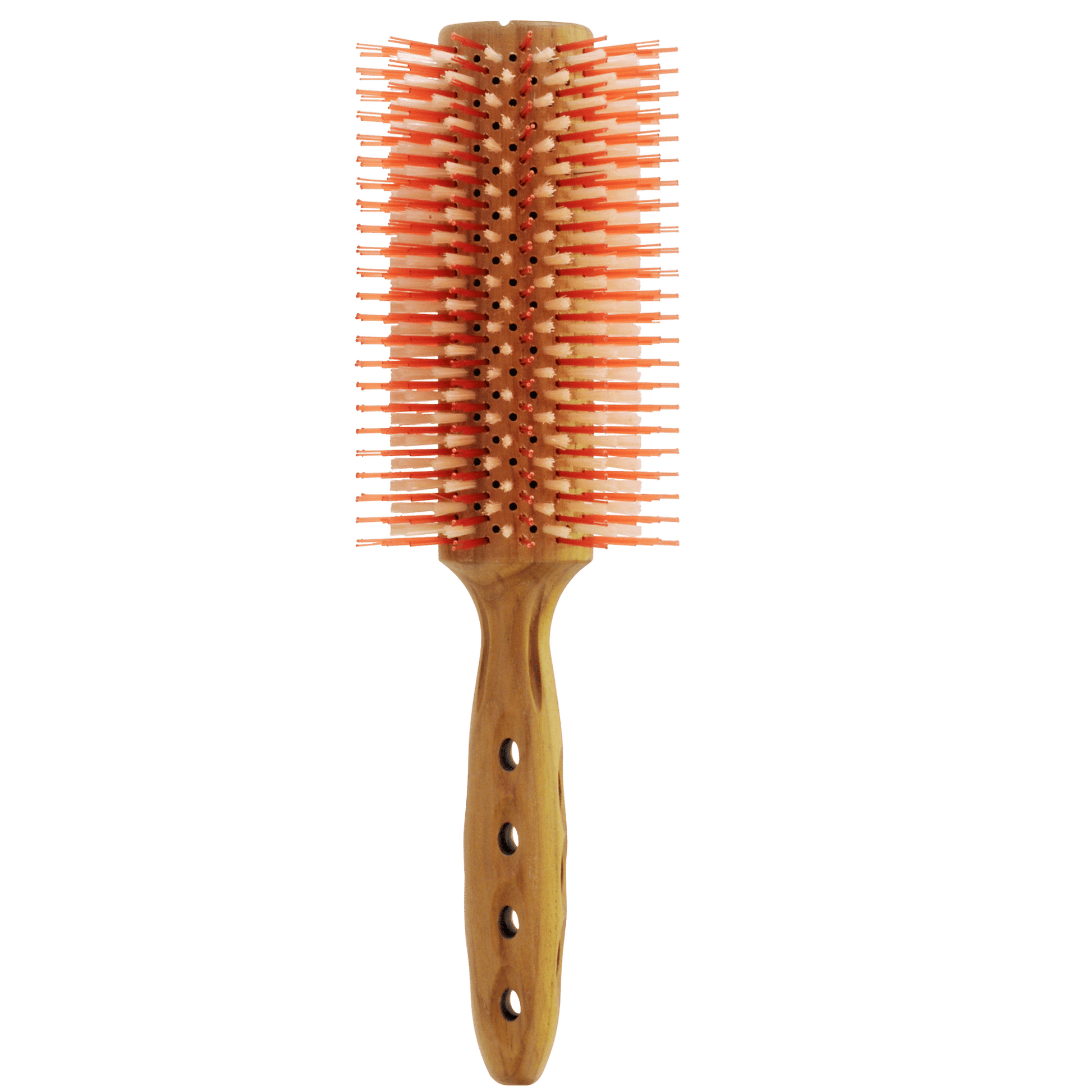 Y.S.PARK - Super G                                                                                                              Super G-serien från Y.S PARK kommer bli din nya bästa kompis vid föntorkning och för att skapa lockar. Borsten består av naturligt borst av vildsvin alternerat med stift av polyamid. Vildsvinsborsten ger håret en vacker mjukhet och glans medan polyamidstiften greppar tag i håret för enkelt kunna ta nya passéer.