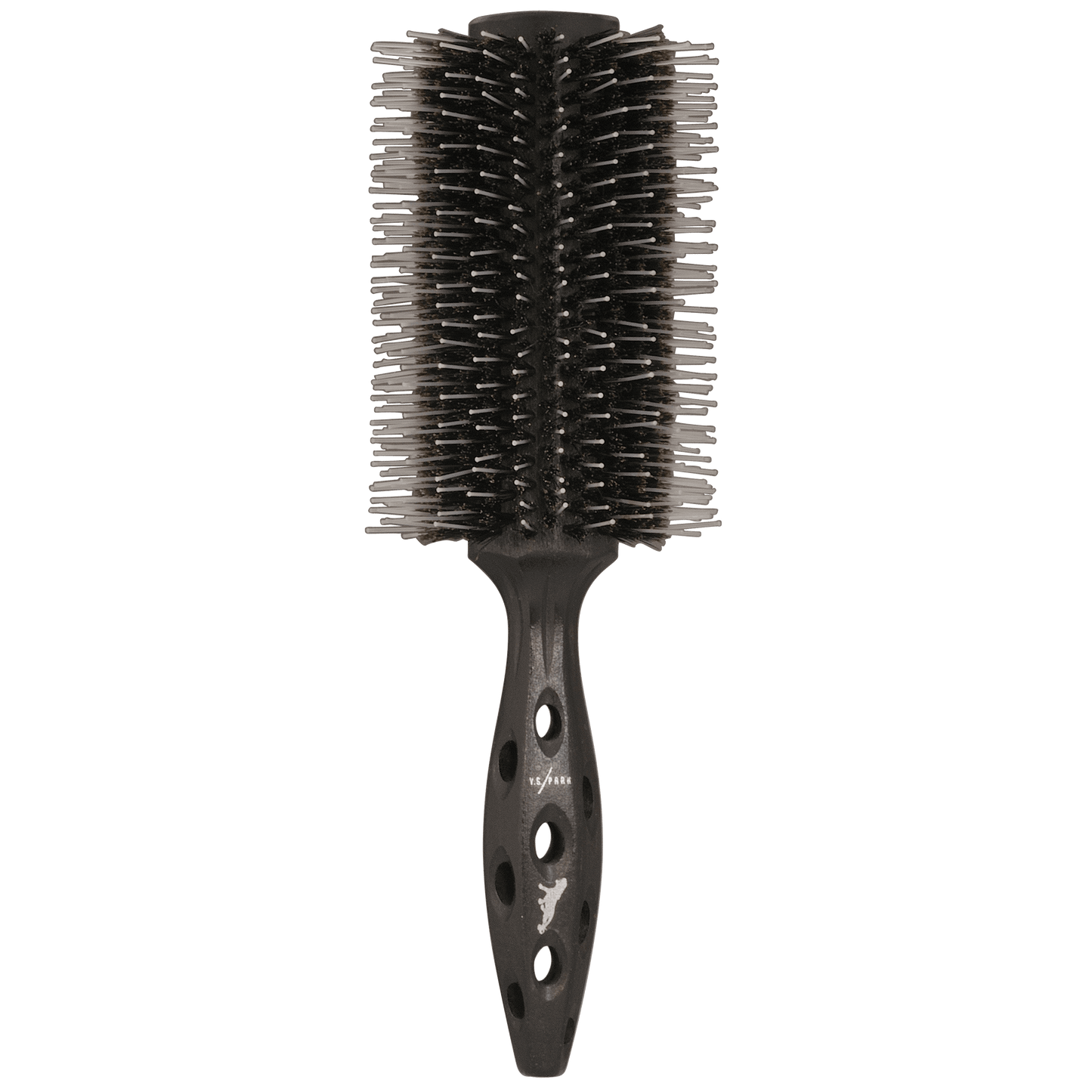 Y.S.PARK - Carbon Tiger Styler Tiger-borsten är perfekt för att skapa en snygg rak look på håret. Handtaget är tjockare för bättre grepp som underlättar arbetet vid föntorkning. Den ger maximal glans, lyster och kropp, tack vare den högre densiteten av svinborst jämfört med andra modeller. Borsten ger ett jämnt motstånd oavsett vilken fönteknik som används.