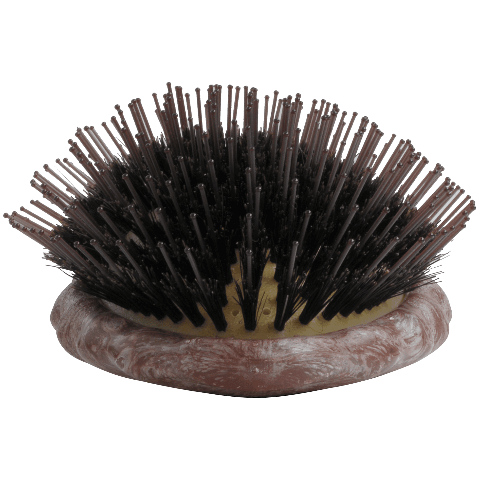 Y.S.PARK - Nr. 50                                                                                                                     En ovalformad stylingborste i plast för snabb torkning av håret med fön tack vare 30 lufthål genom borsten. Vildsvinsborst ger håret en naturlig glans med en härlig textur.  Handtaget är utformat med en sådan lutning att handen inte kommer åt huvudet när man borstar samt med ventilationshål för att en blöt hand ska torka snabbare och få ett bättre grepp.