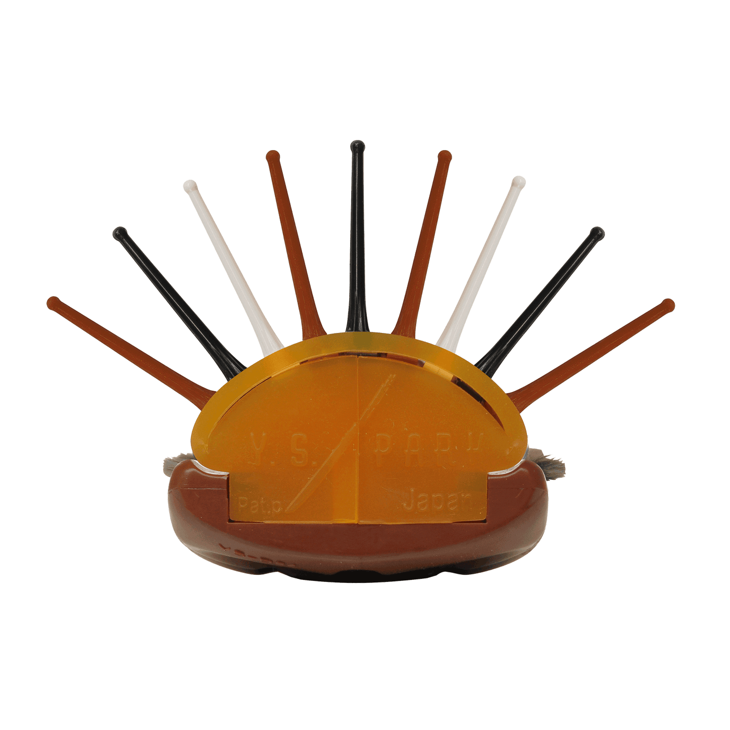 Y.S.PARK - Nr. DB24                                                                                                        Borsten torkar håret snabbt tack vare dess 76 hål i borsthuvudet. Den runda toppen på varje stift ger en känsla av att det är fingrar som drar genom håret. Längst ner på varje stift är det en sexkantig form på stiftet, detta gör att man får ett jämt motstånd vilket underlättar och snabbar på torkningen. Borsten fungerar även bra för att skapa volym tack vare ventilationshålen.