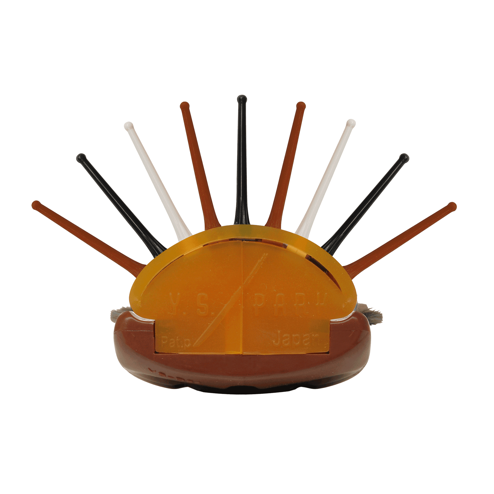 Y.S.PARK - Nr. DB24                                                                                                        Borsten torkar håret snabbt tack vare dess 76 hål i borsthuvudet. Den runda toppen på varje stift ger en känsla av att det är fingrar som drar genom håret. Längst ner på varje stift är det en sexkantig form på stiftet, detta gör att man får ett jämt motstånd vilket underlättar och snabbar på torkningen. Borsten fungerar även bra för att skapa volym tack vare ventilationshålen.