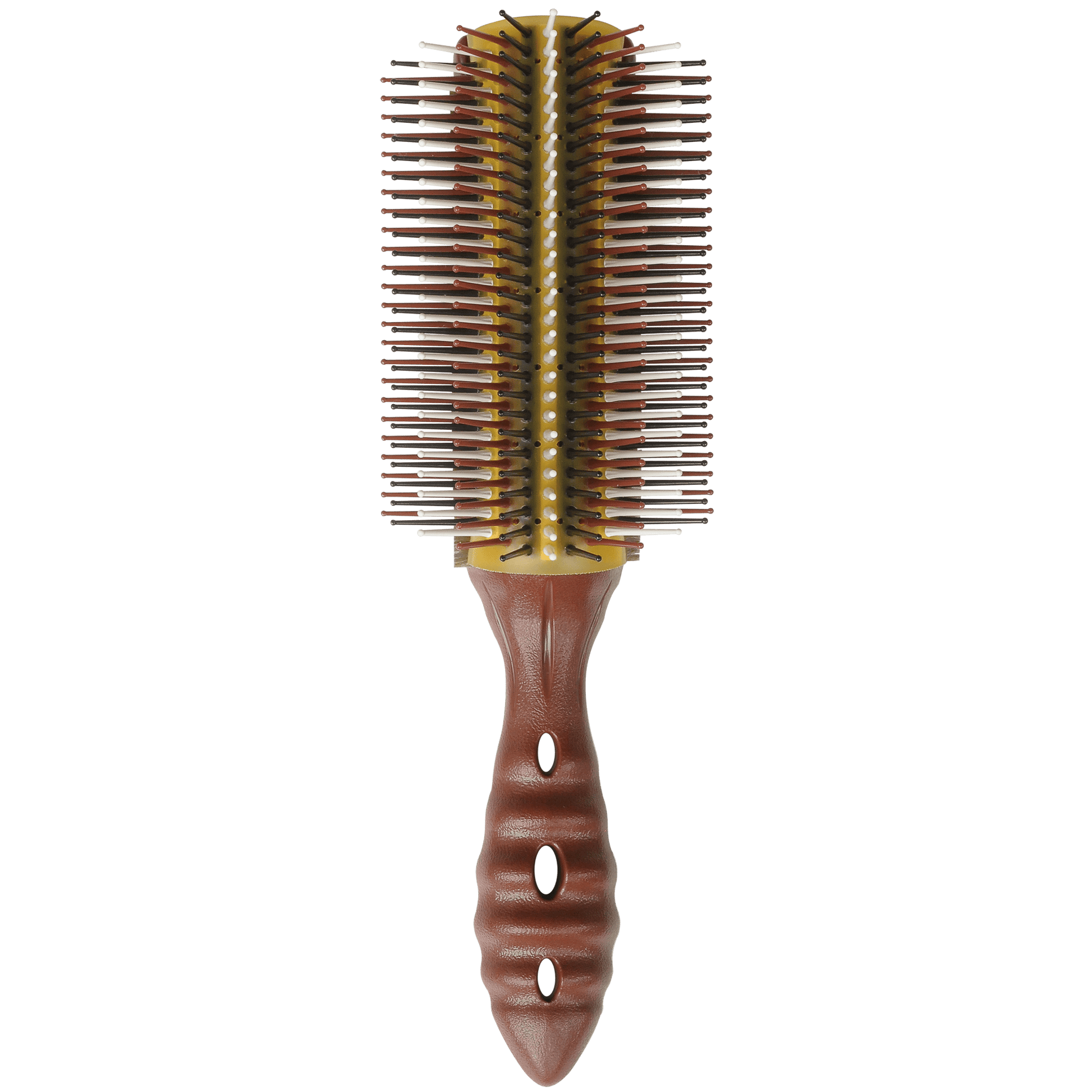 Y.S.PARK - Nr. DB26                                                                                                               Den första borsten med 11 stiftrader vilket gör att man får egenskaper för både en ventborste och rundborste. Det gör att man enkelt kan lyfta håret från rötterna samtidigt som kan skapa rakt, vågigt och glansigt hår. Borsten torkar håret snabbt tack vare dess 76 hål i borsthuvudet. Den runda toppen på varje stift ger en känsla av att det är fingrar som drar genom håret.