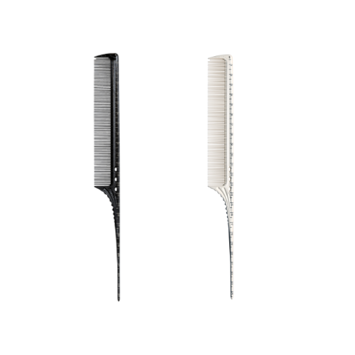 Y.S.PARK - Nr. G06                                                                                                         Pinnkam med graderbar mätskala på ryggen samt en lägre tandrad vilket gör att man kan ta bredare passéer och minska arbetstiden. Kammen passar bra till att kamma igenom relaxbehandlingar och keratinbehandlingar. Är tillverkad med ett standardavstånd mellan tänderna.