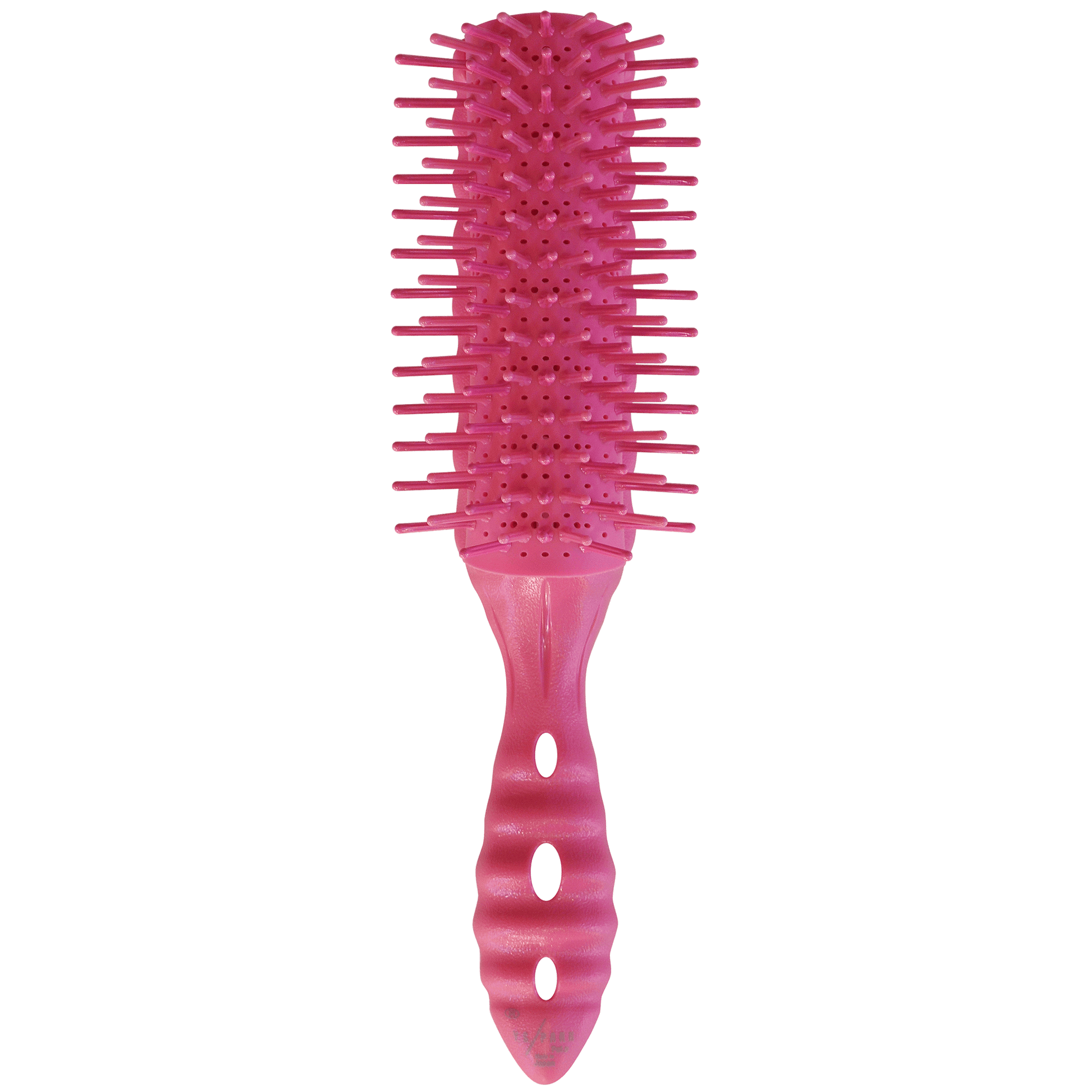 Y.S.PARK - Nr. LAP32                                                                                                              En ultramjuk borste med rundade stift som gör det behagligt för hårbotten. Lämpar sig bra vid inpackningar och massage vid schamponering (perfekt om man har långa naglar). Borsten har två olika stiftrader, den ena är plast och den andra nylon för att borsten både ska vara värmetålig 220° och antistatisk.