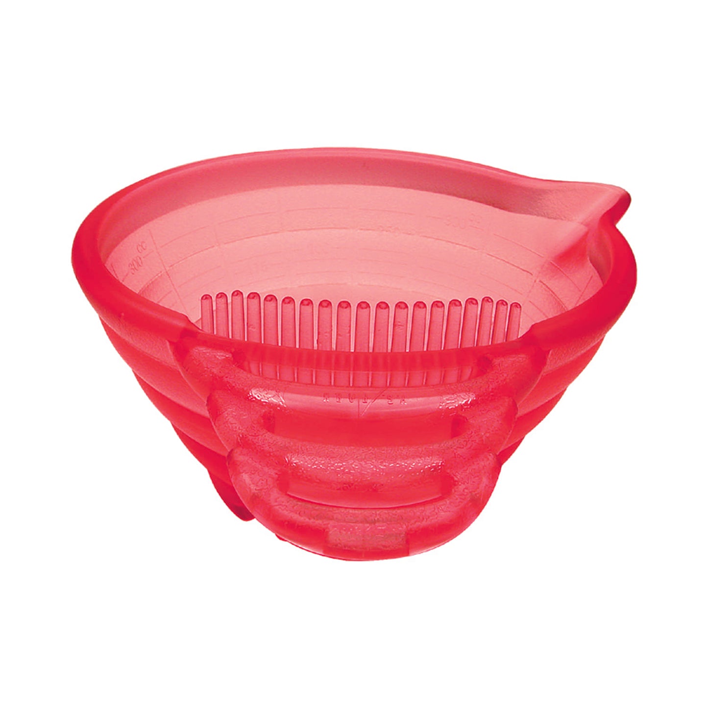 Y.S.PARK - Färgskål                                                                                                   Färgskålen som är mycket lätt att hålla ren då den är tillverkad av samma plast som används i droppslangar för minimal friktion. Skålens form minskar färgens oxidation. Skålens kant är utrustad med kam för att enkelt kunna ta bort överflödig färg eller ett hårstrå som fastnad på penseln. Skålen står stadigt på bordet tack vare gummikuddarna under foten.