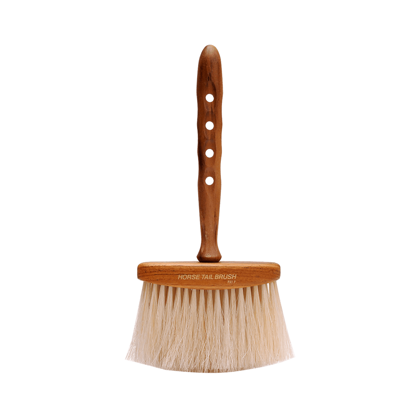 Y.S.PARK - Nr. 504 Elegant och effektiv nackviska tillverkad av vita vågiga hästsvanshår, som kan ta bort även de finaste håren från ansikte och nacke. Superlätt ihåligt skaft för bättre luftcirkulation. Handtaget är designat med lufthål för att förhindra fuktiga och klibbiga händer att glida samt torka snabbare. Komfortabelt grepp för maximal kontroll vid varje borstning.