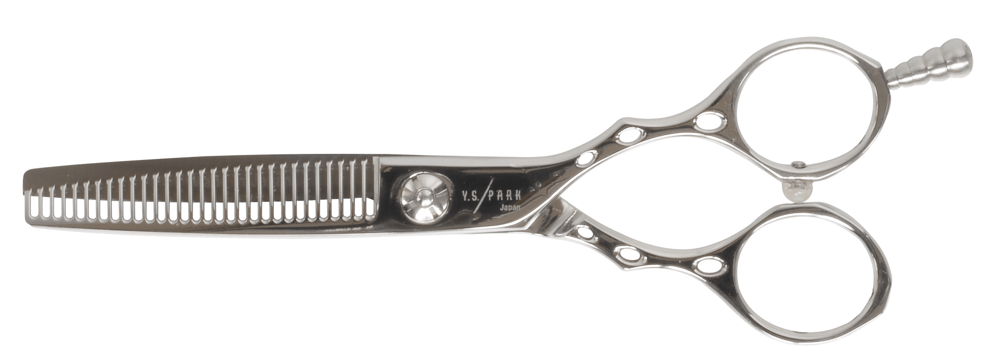 Y.S.PARK - Effileringssax ATR30 Kambladet tar bort hårets vikt utan att skada hårets yta. Perfekt för en naturlig finish och torrklippning utan att trassla till håret. Det stora antalet tänder (30) på kambladet gör snittlinjen osynlig för att skapa naturlig struktur.  (Klipper bort: 15%)