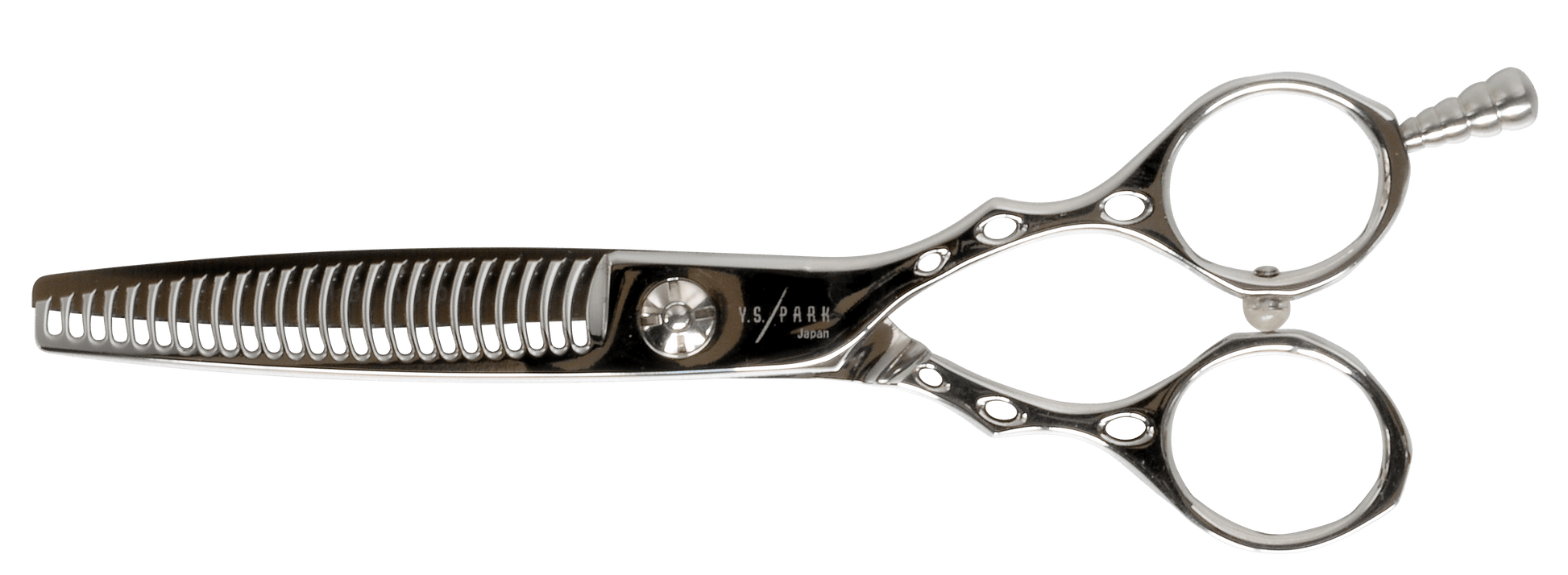 YSPARK - Effileringssax ATWR25  Kambladet tar bort hårets vikt utan att skada hårets yta. Perfekt för en naturlig finish och torrklippning utan att trassla till håret. Den rundade formen på tänderna ger ett mjukare snitt. Det gör att du kan klippa samtidigt som du släpper håret. Idealisk för torrklippning.  (Klipper bort: 30%)