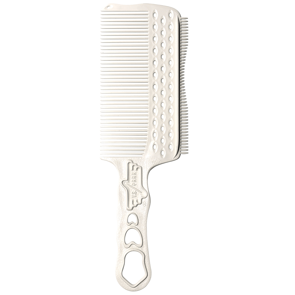 Y.S.PARK - Nr. s282RT                                                                                          Barberarkammen med korta tänder på undersidan av för att på ett effektivt sätt kamma undan småhåren som blir vid klippning med maskin. Tandlängdens form följer huvudformen. Dessutom endast 2.5 mm tjock vilket ger en närmare klippning.