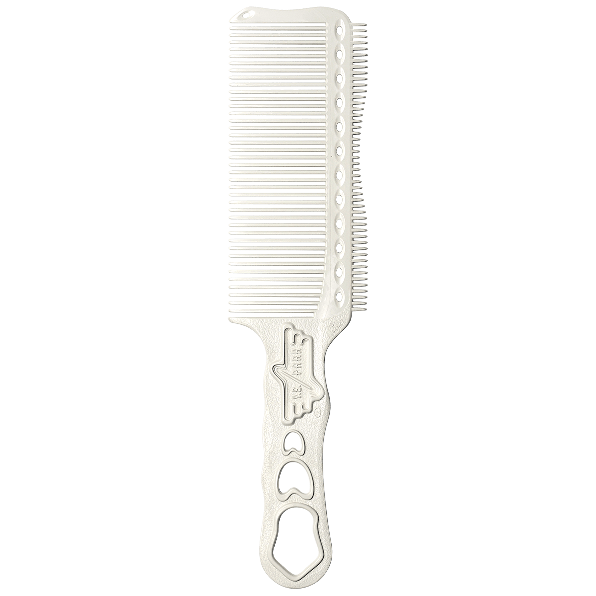 Y.S.PARK - Nr. s282T                                                                                      Barberarkammen med korta tänder på undersidan av för att på ett effektivt sätt kamma undan småhåren som blir vid klippning med maskin. Tandlängdens form följer huvudformen. Dessutom endast 2.5 mm tjock vilket ger en närmare klippning och en flexibel kam.